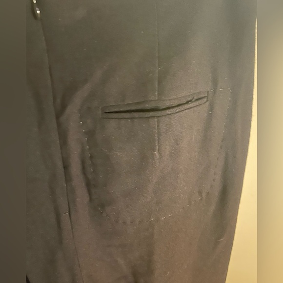 Spiegel Wool Blend Pleated Super Wide Leg Pants. - Picture 5 of 8